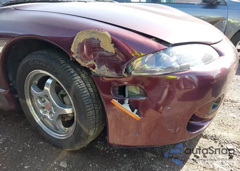 1997 Mitsubishi Eclipse Spyder Gst z USA, uszkodzony, nr VIN 4A3AX55F6VE144878